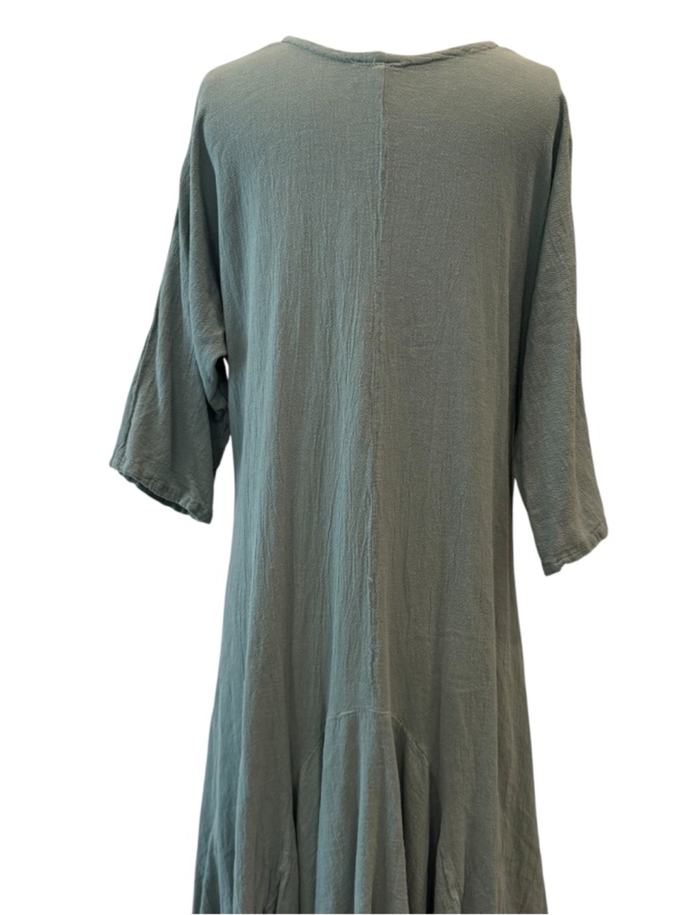 Oh my Gauze Shepard cotton gauze Lagenlook midi dress - Picture 6 of 14